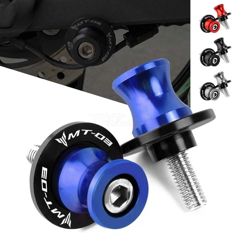 Motorcycle Frame Slider Motorcycle Accessorie Swingarm Sliders Screw Swing Slider Stand Screws for Yam&aha MT03 MT-03 MT 03 2005-2022 2020 2019 All Years