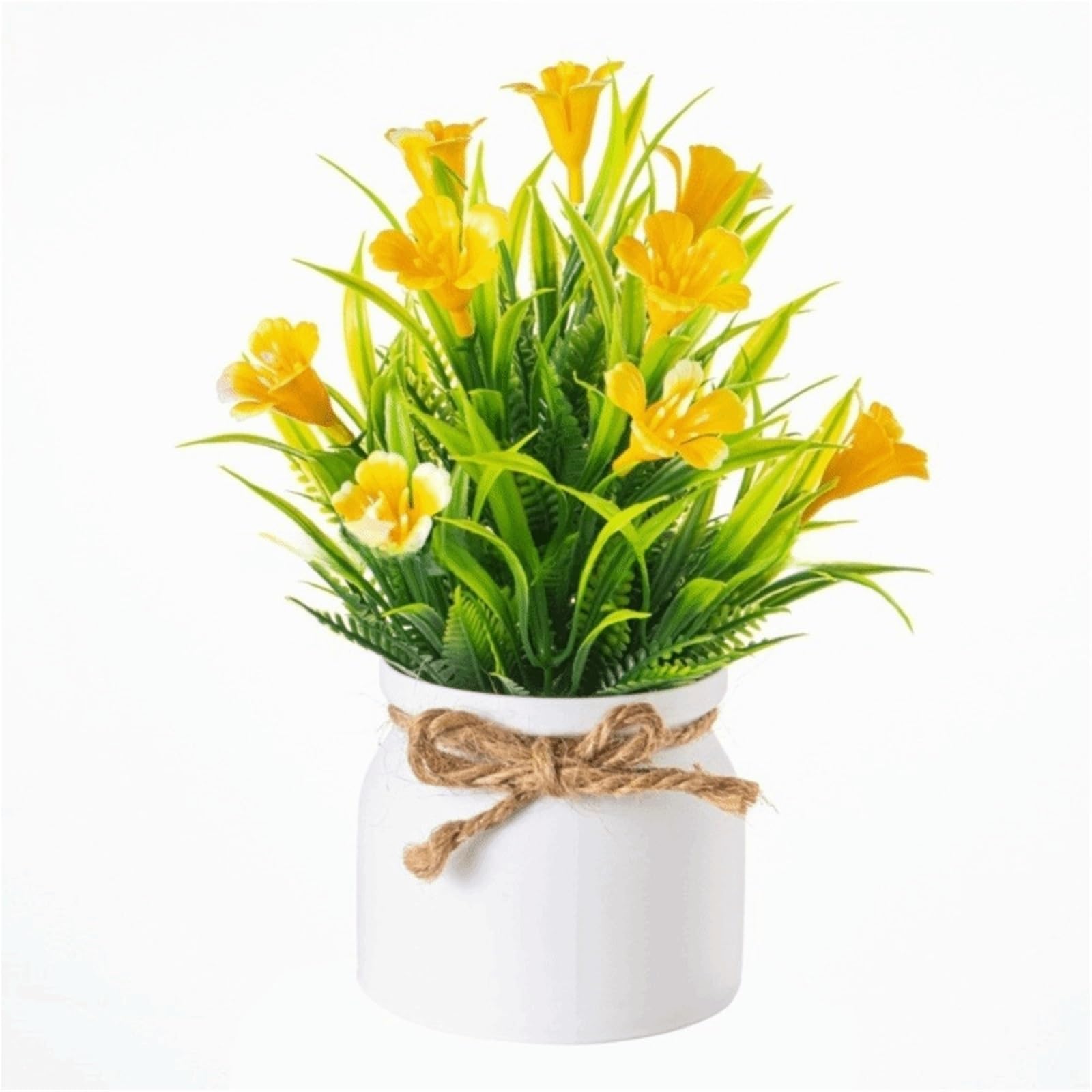 MZSKLW Small Artificial Plants Fake Potted Flowers Bonsai