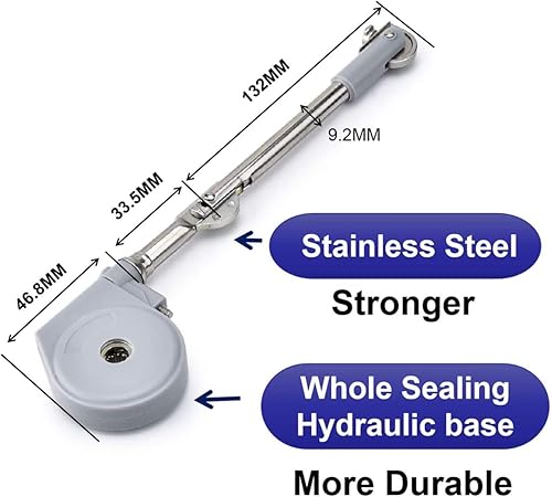 Miniatura 2 de La tapa Kocent se mantiene en 105 grados mantiene la tapasolapa abierta sin romper los dedos, tapa plegable fácil de instalar, bisagra perfecta para