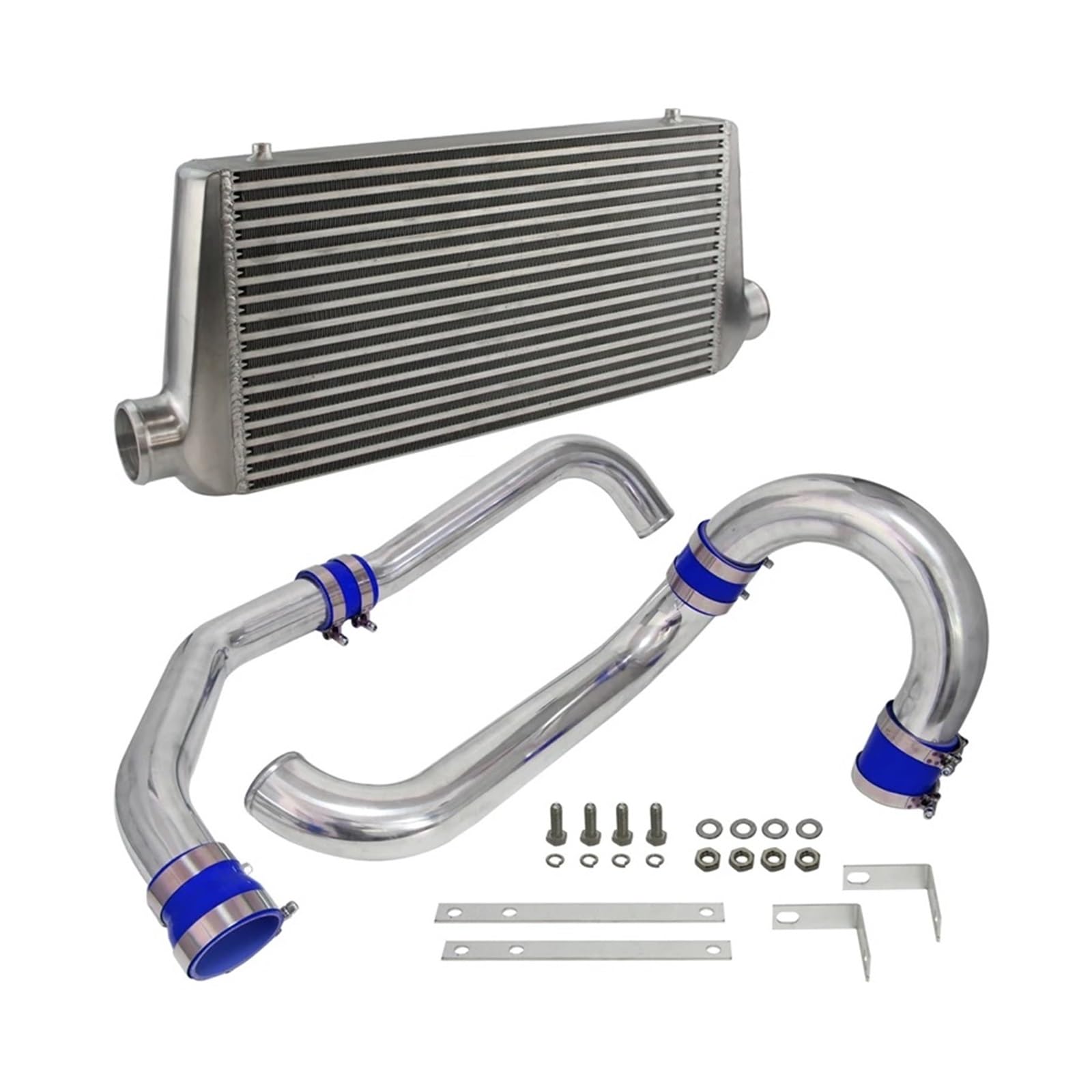 Fit for Supra MK4 JZA80 2JZGTE Turbo 1993-1998 Turbo Intercooler Kit Turbo Intercooler Kit Intercooler Piping Kit(Blue)