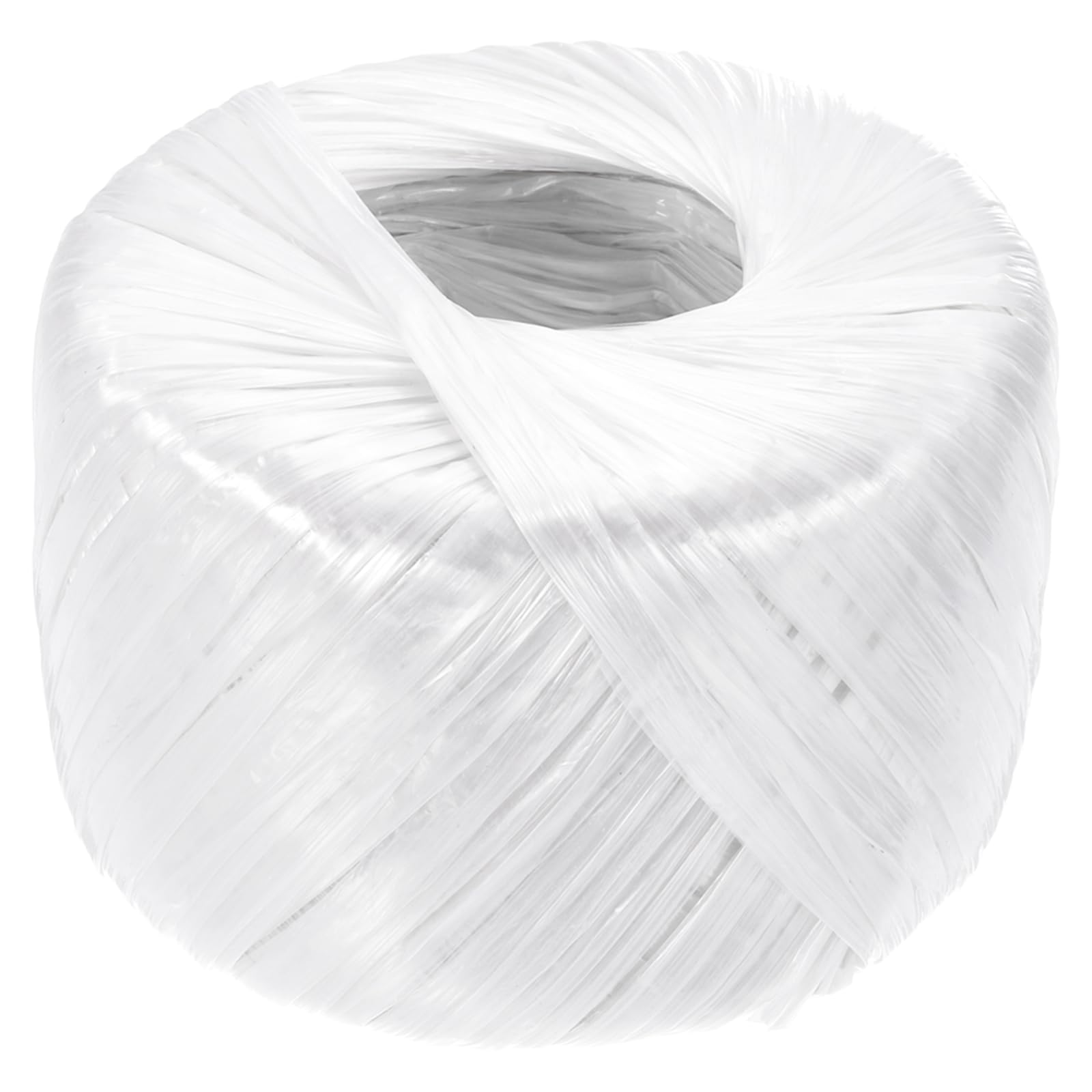 sourcing map Polyester Nylon Plastic Rope Twine, 100m/328ft Nylon Cord Household Bundled Polypropylene Twine Yarn for Household Gardening Tying Binding Garden Crafts, White
