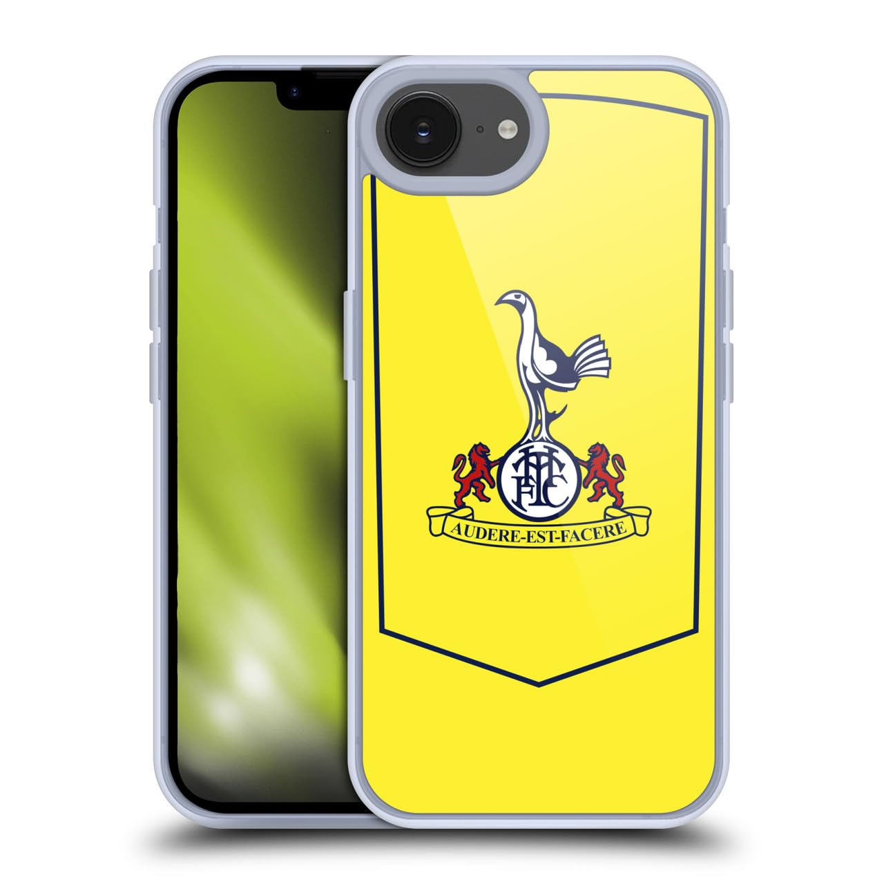 Head Case Designs Officially Licensed Tottenham Hotspur F.C. Third 2025/26 Badge Kit Gel Case [Military Grade Protection] Compatible with Apple iPhone 16e and Compatible with MagSafe