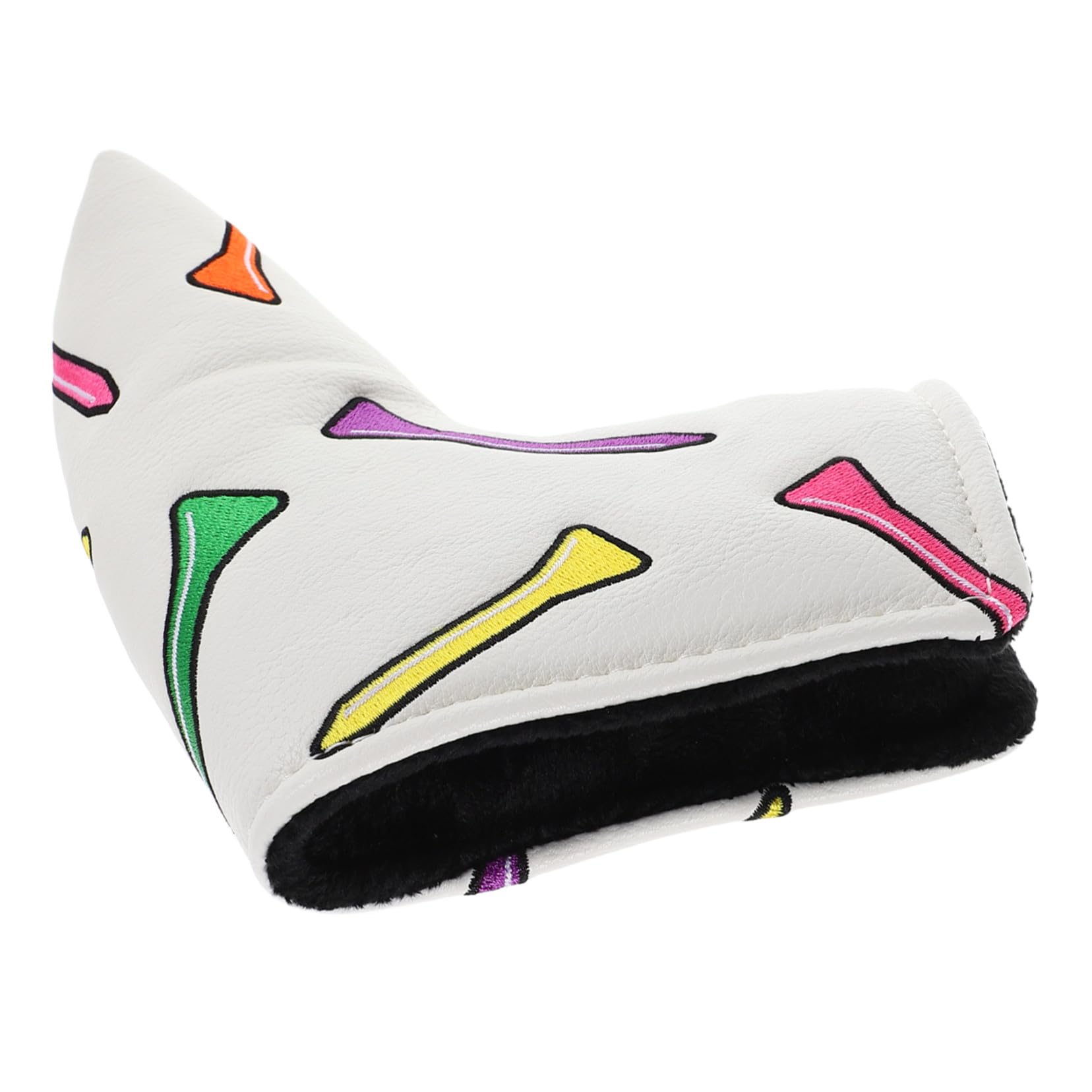 SUPVOX Funda para Putter de Golf con Bordado de tee Forro de Felpa Protección para Madera y Driver Accesorios Portátiles para Golfistas Hombres y Mujeres