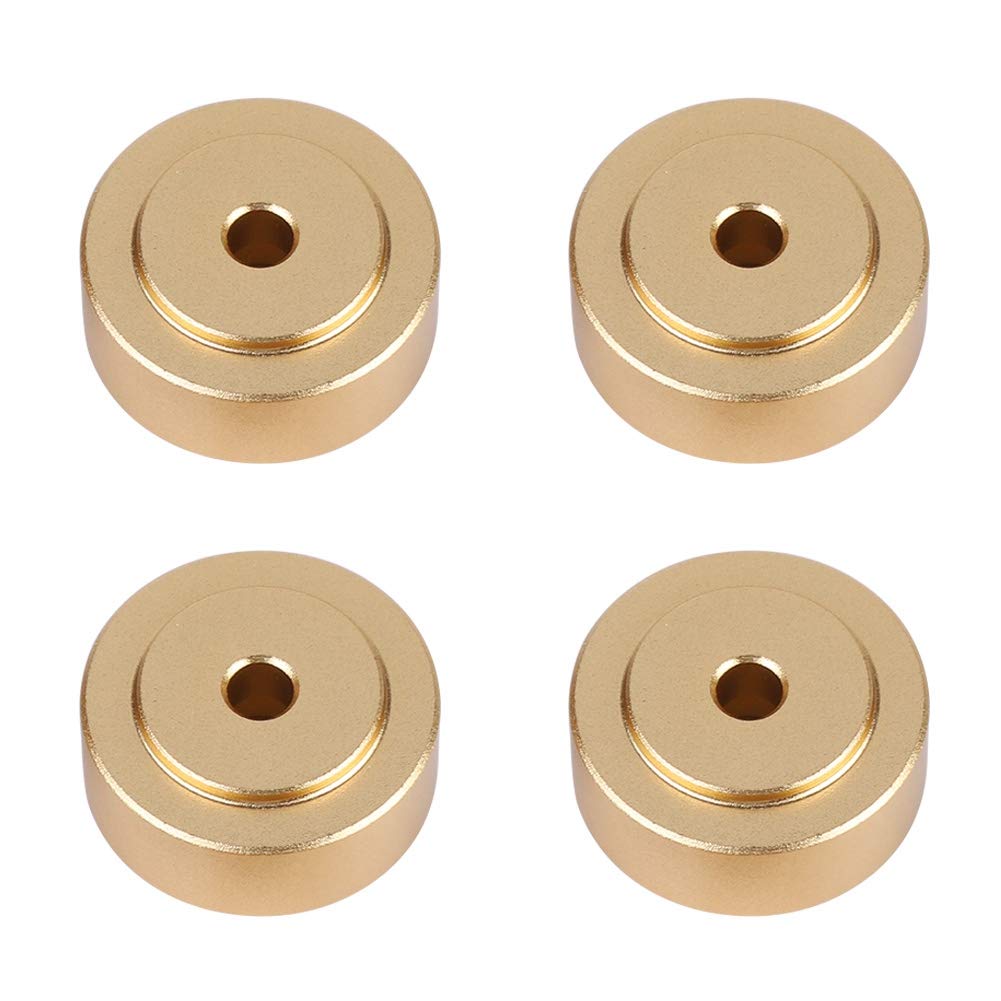 Stópki wzmacniacza audio, Bewinner 4 szt. 20 x 8 mm stopki wzmacniacza ze stopu aluminium do odtwarzacza Cd Audio Głośnik pochłaniają amortyzatory wzmacniacza (złoto)