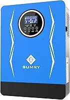 Inversor Solar Off Grid 6200W Inversor Solar Hibrido Onda Senoidal Pura 48v Entrada AC 230V/PV 450VDC MPPT 110A LCD Display para Uso Doméstico,Bombas de água e Geradores