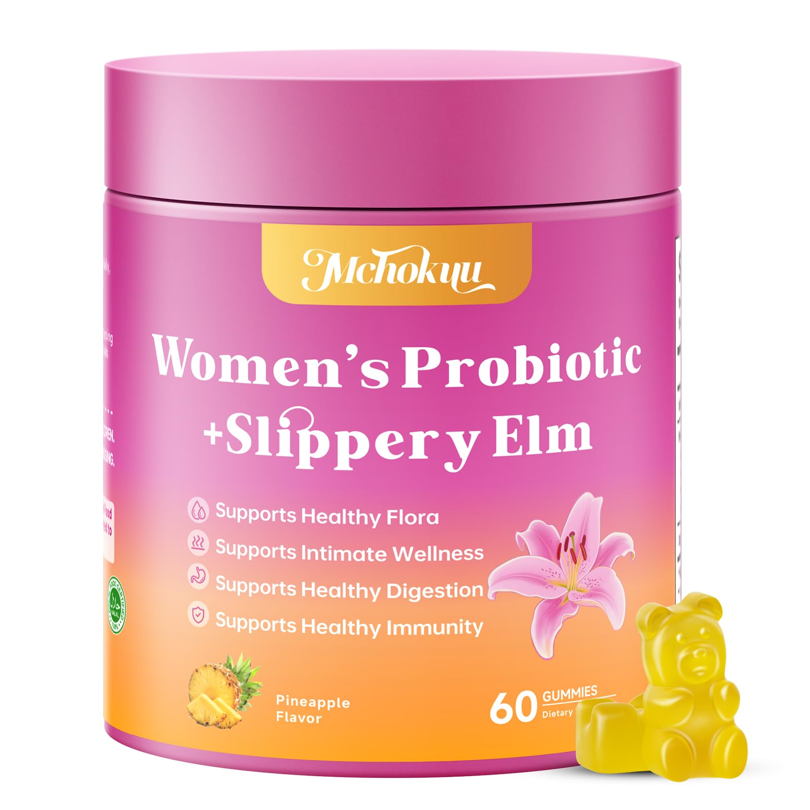 Amazon.com: Mchokuu Feminine Probiotics Gummies for Women with