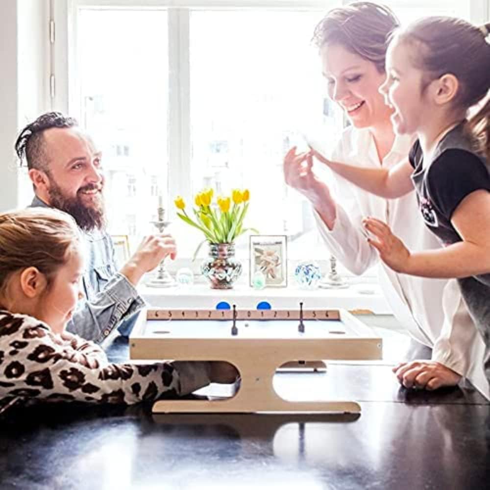 KLASK Tournament Bundle (4X The Magnetic Award-Winning Party Game of Skill That’s Half Foosball, Half Air Hockey + 4X Spare Parts 2.0)