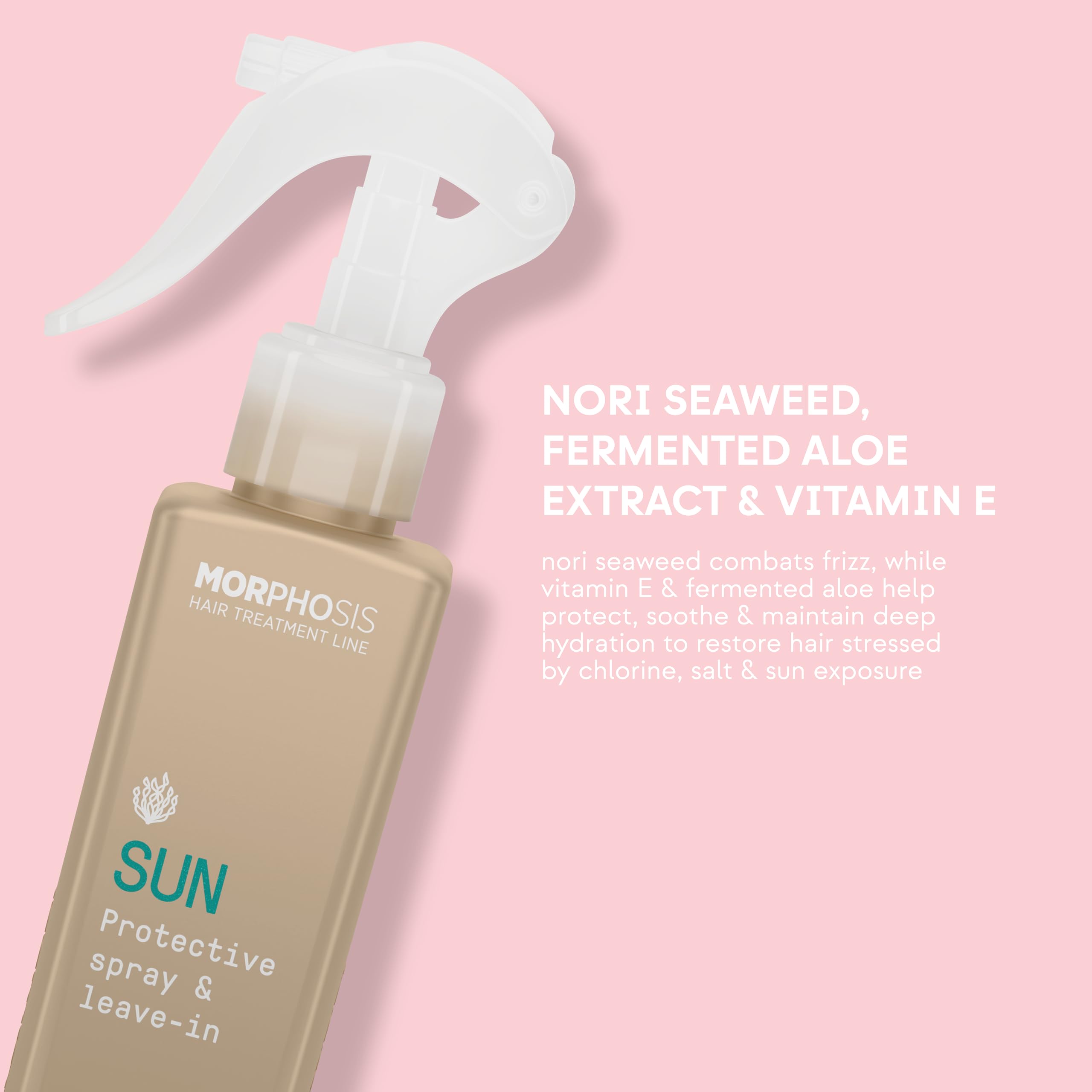 Framesi Sun Protective Spray & Leave-in 150 ml Protezione UV per Capelli con Alga Nori Vitamina E e Aloe