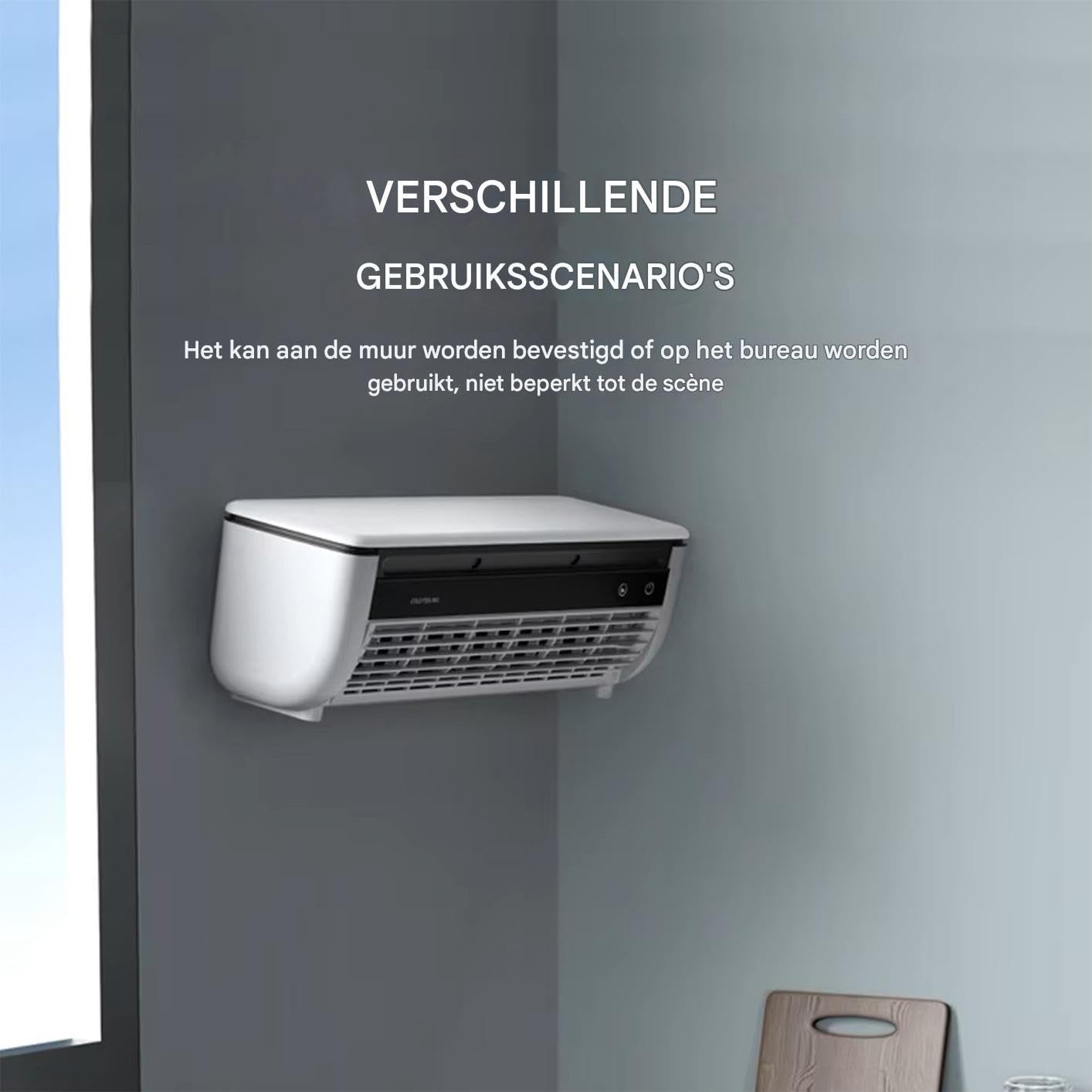 Klimaanlage Ventilator - Wand Klimaanlage Tragbare Klimaanlage Ventilator | Drahtloser Tragbarer Drei-Gang Kühler Für Home Office Schlafsaal Reise RV Indoor Outdoor Badezimmer Sportsch