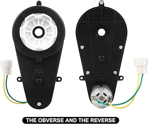 Miniatura 2 de 2 piezas de caja de cambios para niños 550 12V motor 40000RPM motor eléctrico con caja de engranajes RS550 DC Motor Match Niños Ride On Juguetes