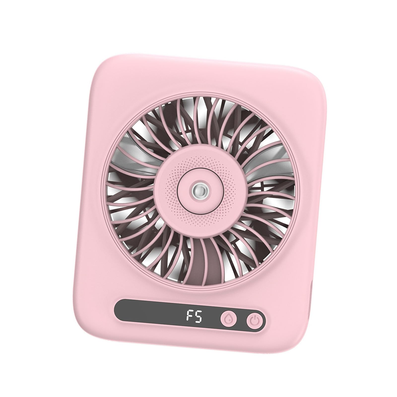 Uqezagpa Space Saving Tabletop Ventilation Maker with Water Container and USB Charging for Indoor Outdoor Desktop Misting Fan