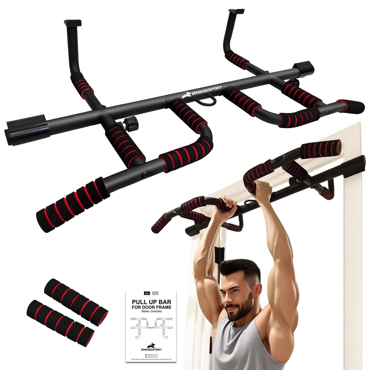 RHINOSPORT Pull Up Bar for Doorway Review – Best Budget Option?