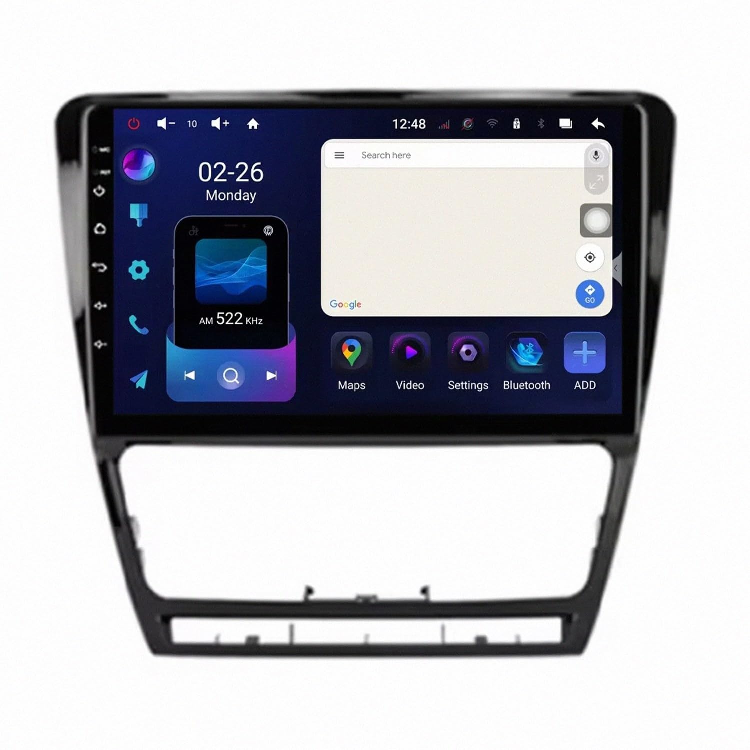 Radio 2 DIN para Skoda Octavia 2 A5 con Carplay Inalámbrico 8