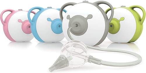 Nosiboo Pro Baby Aspirador nasal eléctricoventosa de nariz, limpiador de nariz de 110 V, potencia de succión de nariz ajustable (azul)