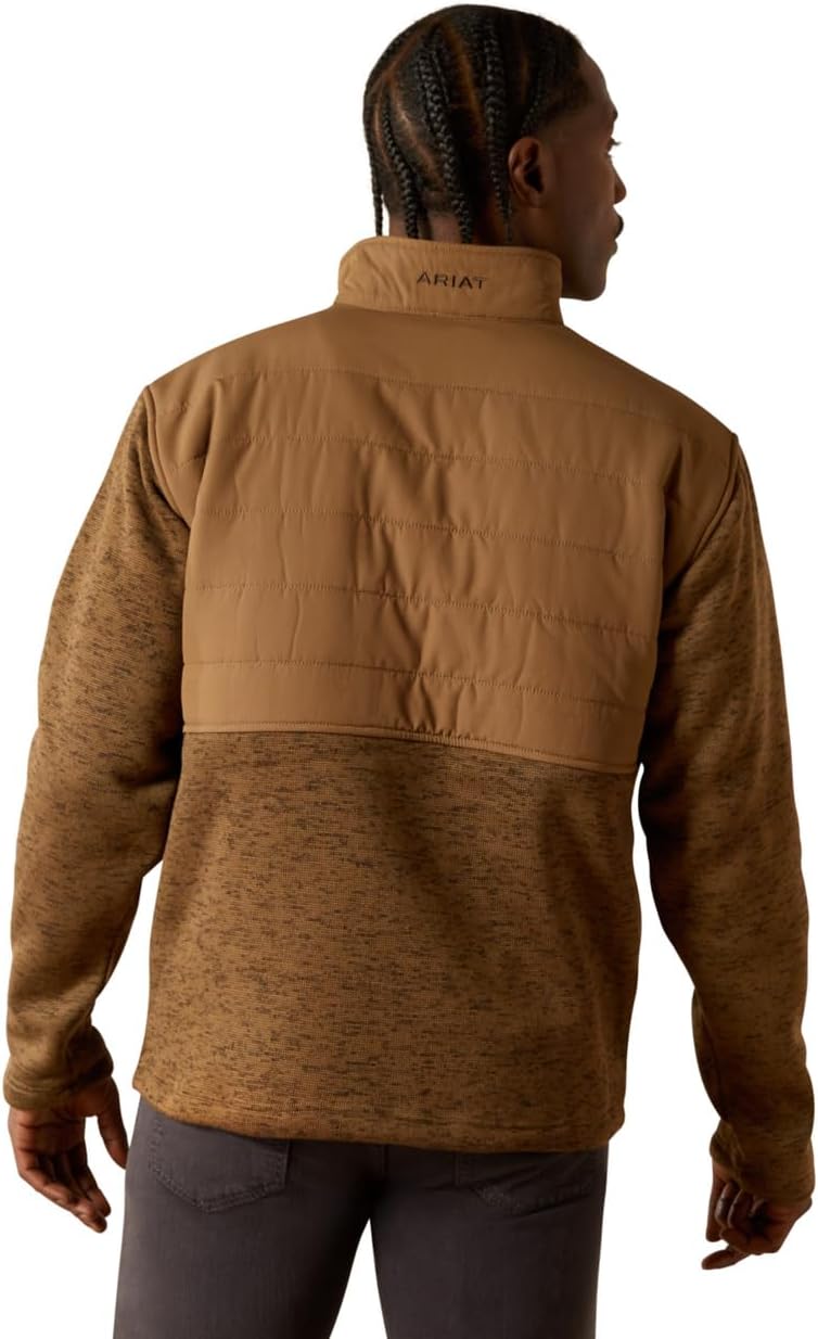 ARIAT mens Caldwell Reinforced Snap Sweater - Image 2