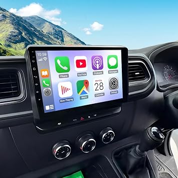 Android 14 Double Din Car Stereo for Renault Master 2019-2023 Carplay
