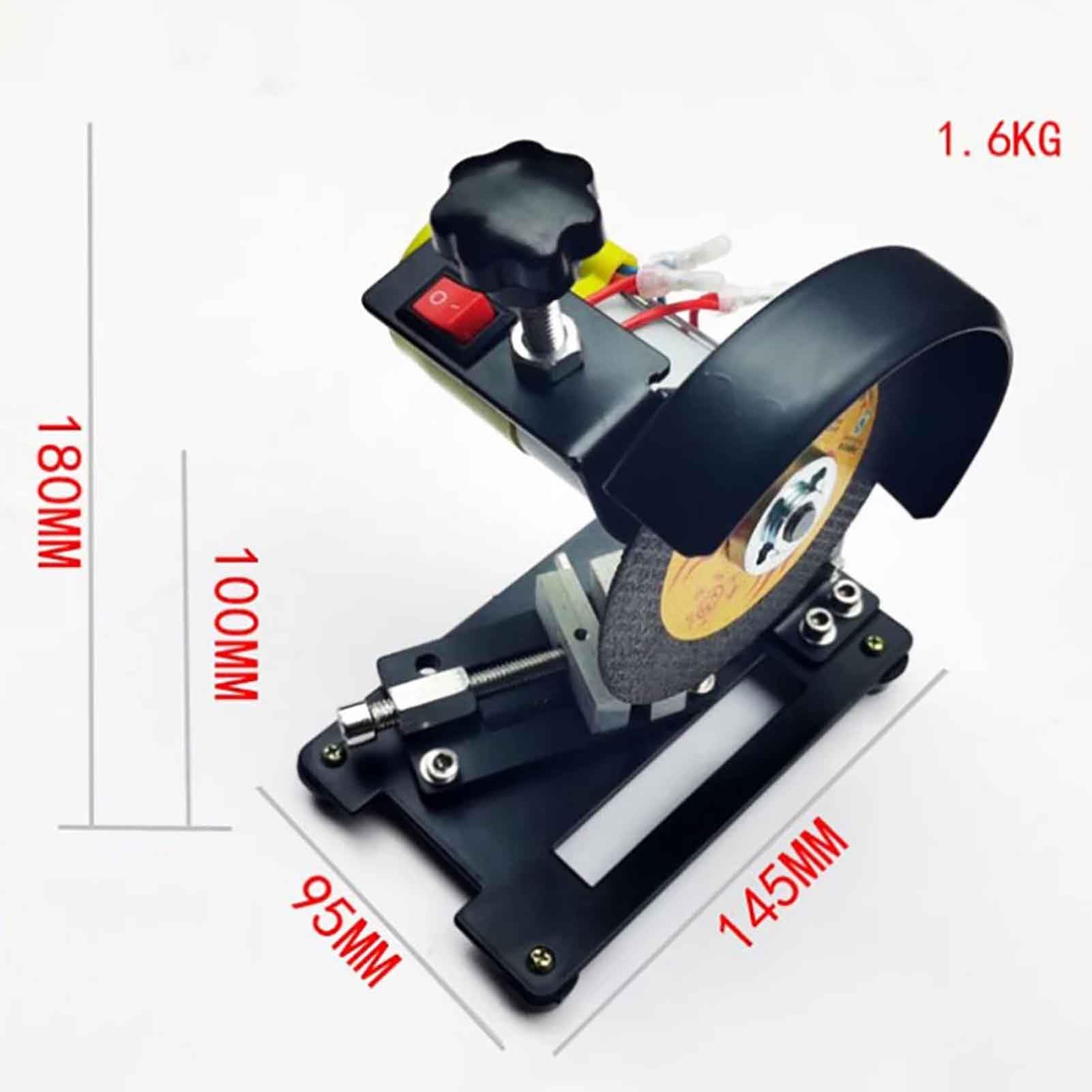 Toplionace Cortadora de Metal de Escritorio Pequeña de 100-240V CA, Cortadora Eléctrica de 4 Pulgadas, 96W, Herramientas Eléctricas para Hacer Bricolaje