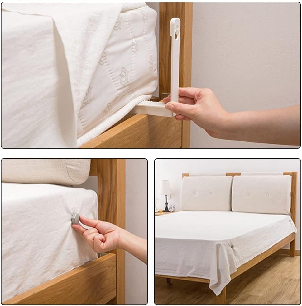 4pcs Room Decor Mattress Needle Sheet Holder Non Slip Bedroom Fasteners Accessories Clip Fixed(Onecolor)