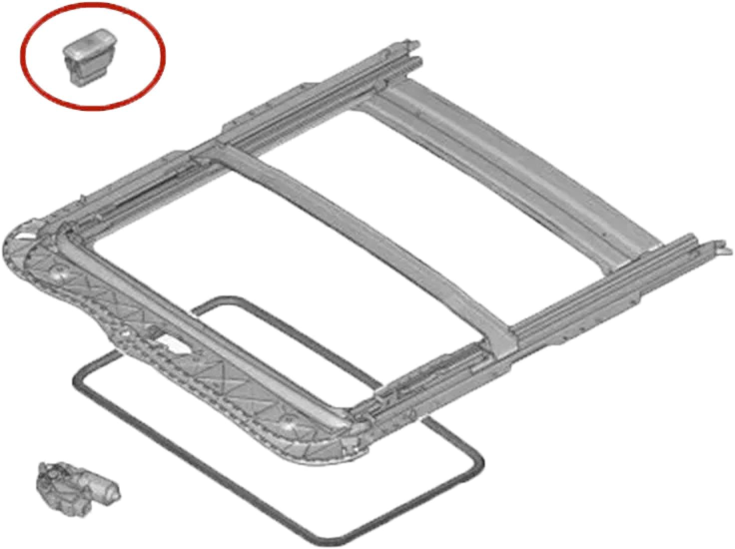 Sunroof Switch 6490cv Car Accessories for Peugeot 206 207 for Citroen