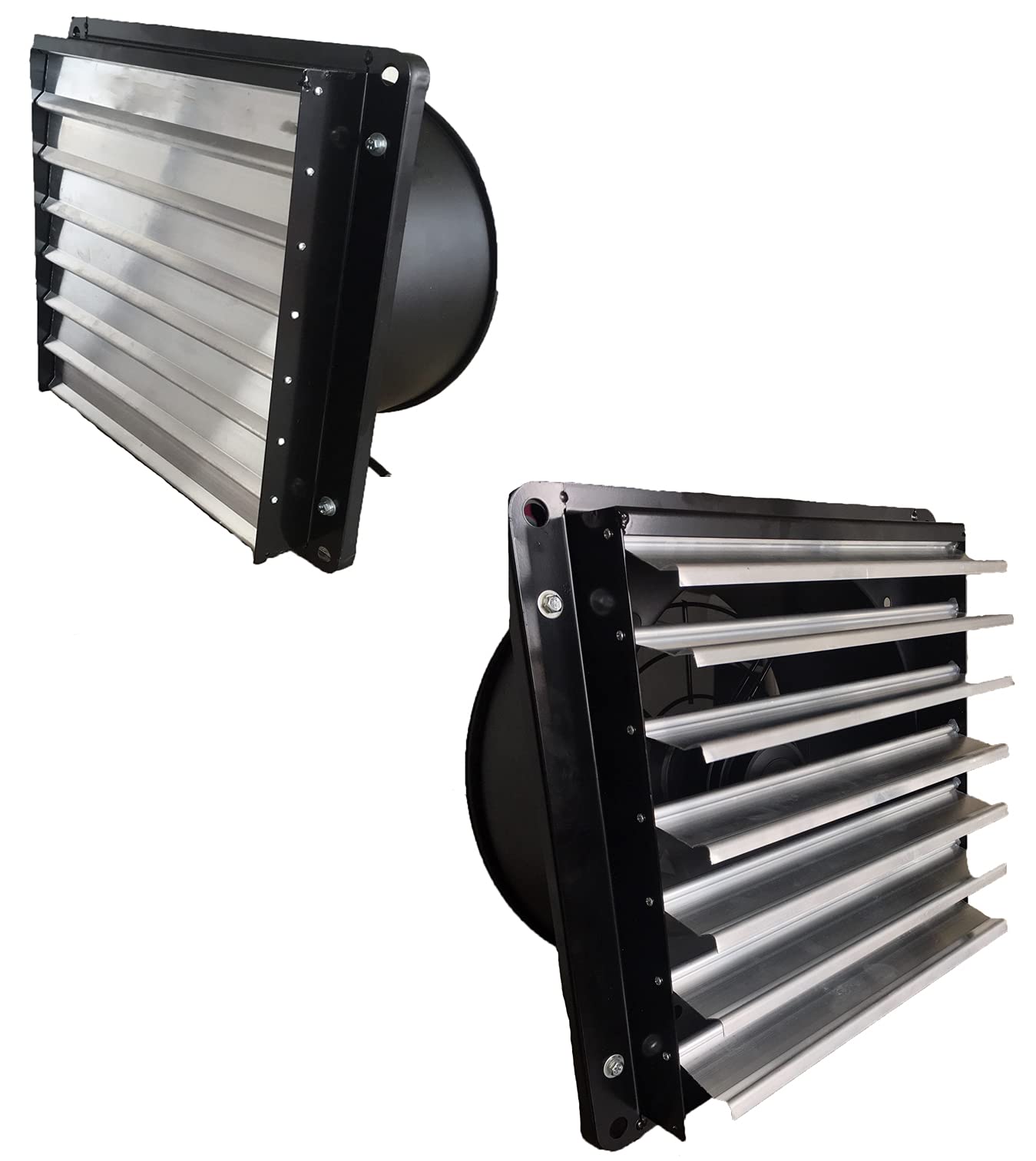Axialventilator 350 mm - Wandventilator Industrie-Lüfter 4750 m³/h - Absaugung Lüftung Ventilator Metall - 430 W, 2500 U/min, 70 dBA