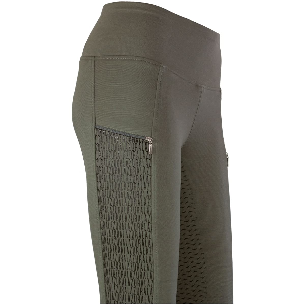 Lazura - Damen Reitleggings Silikon Vollbesatz Diana