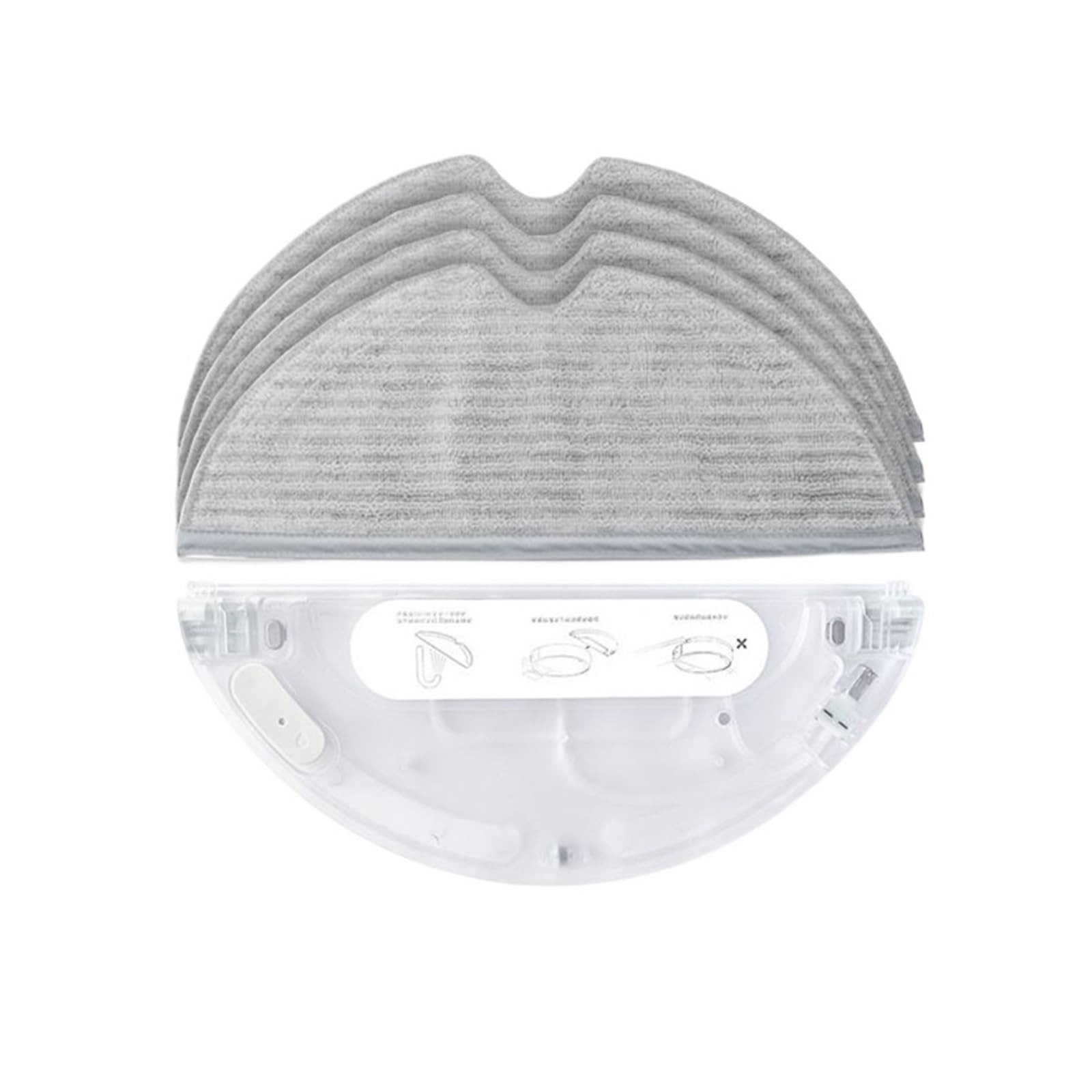 GENTERUN Water Tank ，Compatible For Xiaomi，Compatible For Dreame ，D9 L10 Pro 2C Robot Vacuum Sweeping Replaceable Electric jug(5Pcs)