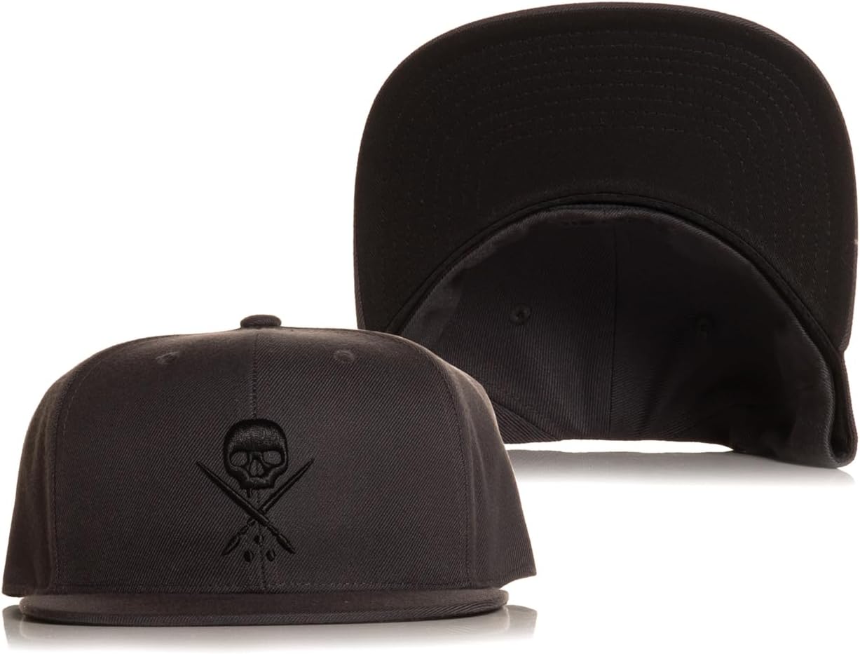 Sullen Badge Fitted Tattoo Lifestyle Logo Flat Bill Hat