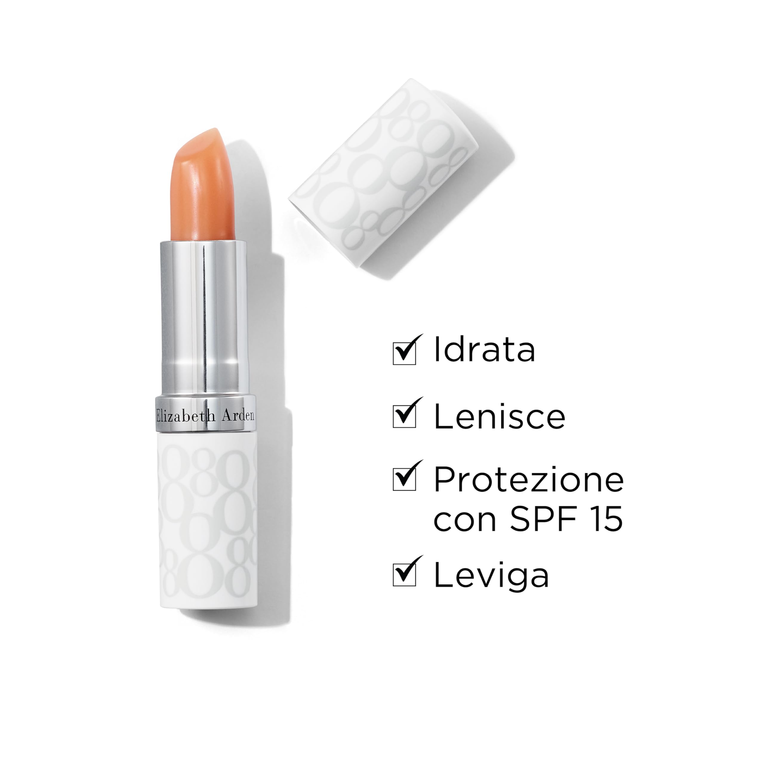 Elizabeth Arden, Set Regalo Eight Hour, Duo Essenziale, HydraPlay Crema Idratante Quotidiana per la Pelle e Balsamo Labbra SPF 15, 3,7g