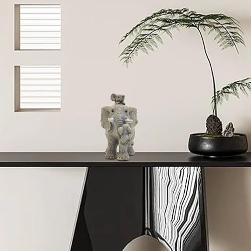 Miniatura 7 de Decoraciones de buena suerte, regalos de elefante para mujeres, figuras únicas para el hogar, habitación, baño, dormitorio, decoración de estante de