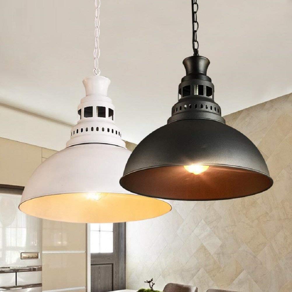 Lustre à bougies pour éclairage de grand entrepôt et loft, luminaire suspendu rétro en fer GZZ - 4