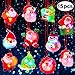 BUDI 15Pc LED Necklaces Party Favors Kids/Adults Christmas Stocking Stuffers Decorations Gift Wrap