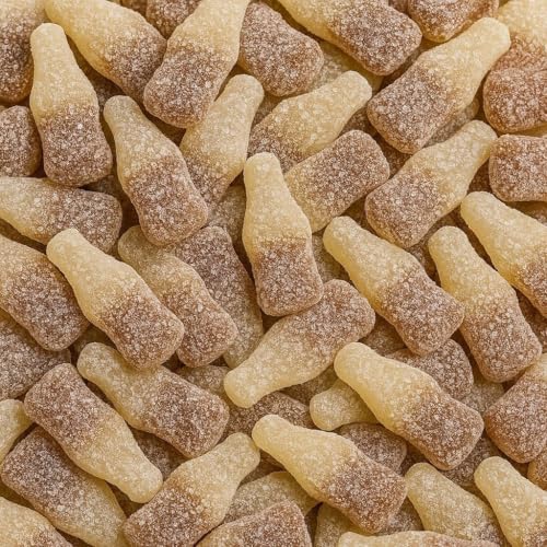 GROBITS - Fizzy Cola Bottle Sweets 500g Bulk Bag, Assorted Pick and Mix Candy for Sharing, Gifting, Birthday Parties, Celebrations, and Sweet Treats