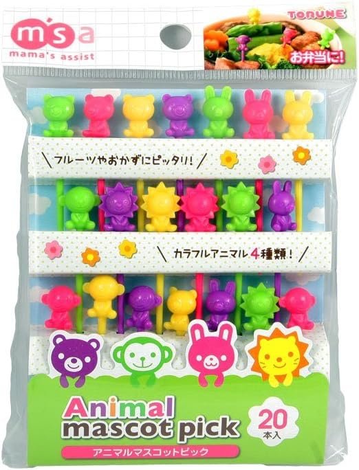 Cute Animal Food Picks 20 Pcs - Cute Bento Box Decoration