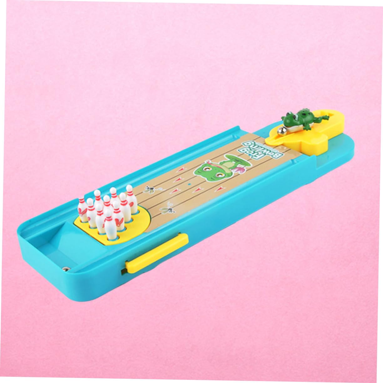 TOYANDONA 2piezas Mini Bowling De De Escritorio para Niño Juguete Educativo y Desarrollo De Habilidades