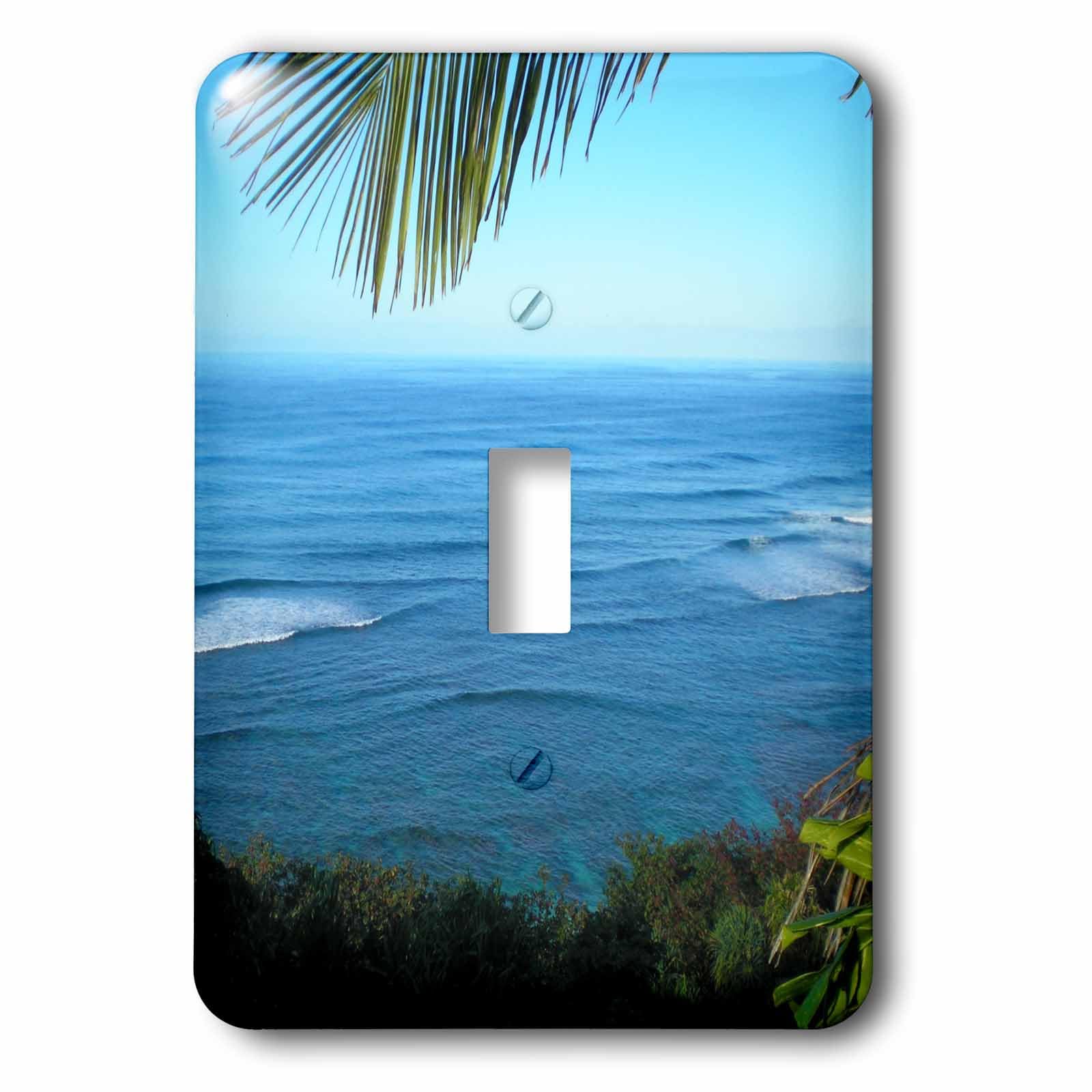 Interruptor de botón Hawaii Ocean Ii de 3dRose lsp_22952_1 para pared