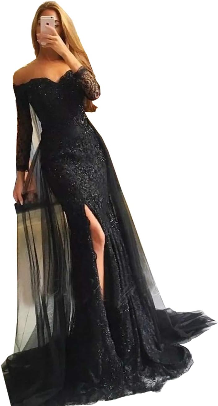 Aries Tuttle Sliver/ Mermaid Wedding Evening Dress Prom Gown Detachable Train