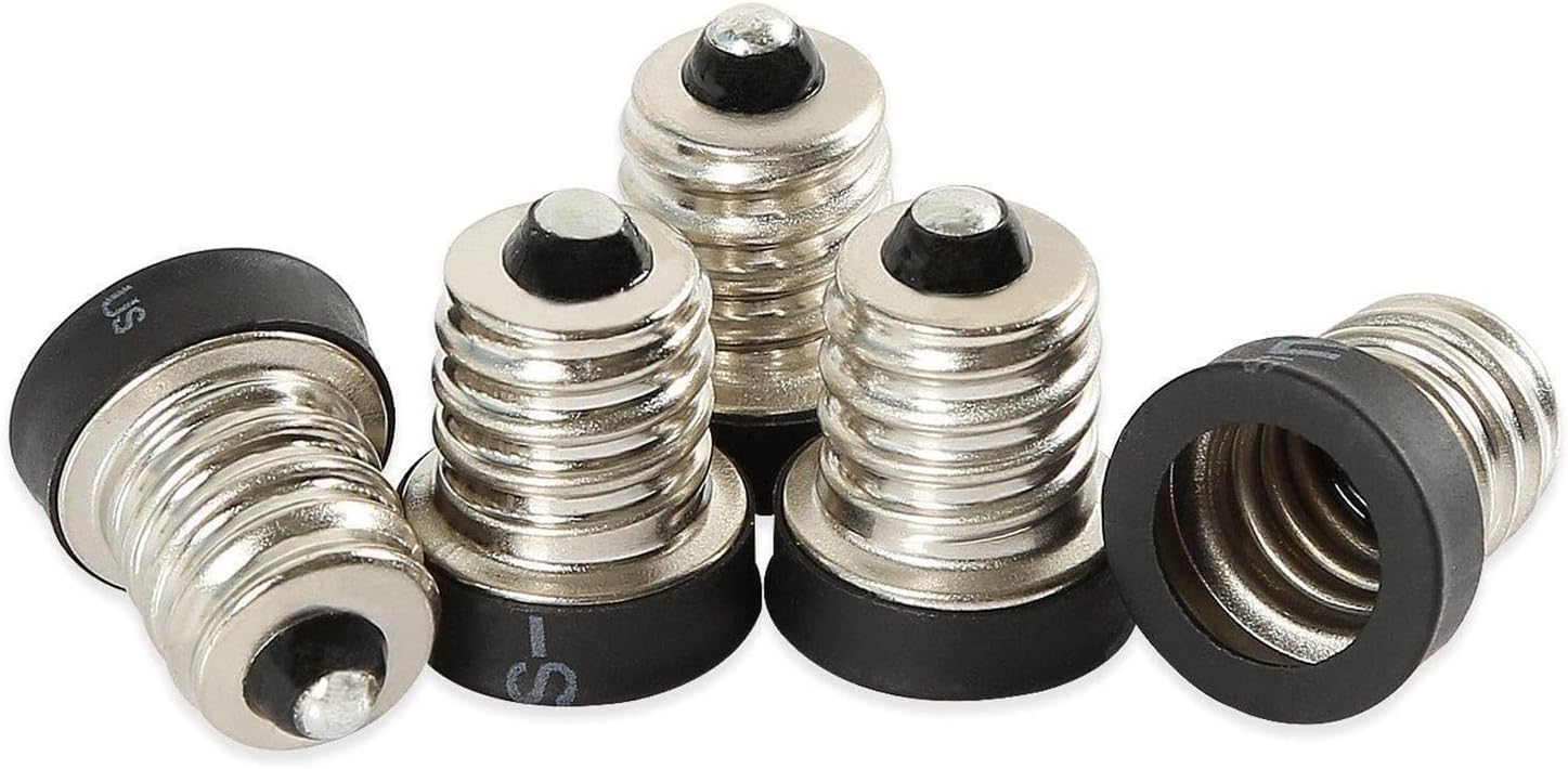 KNOKR5pcs Fit For Electop E12 To E11 Lamp Socket Adapter Bulb Base Converter LED Light Holder Lampholder converters