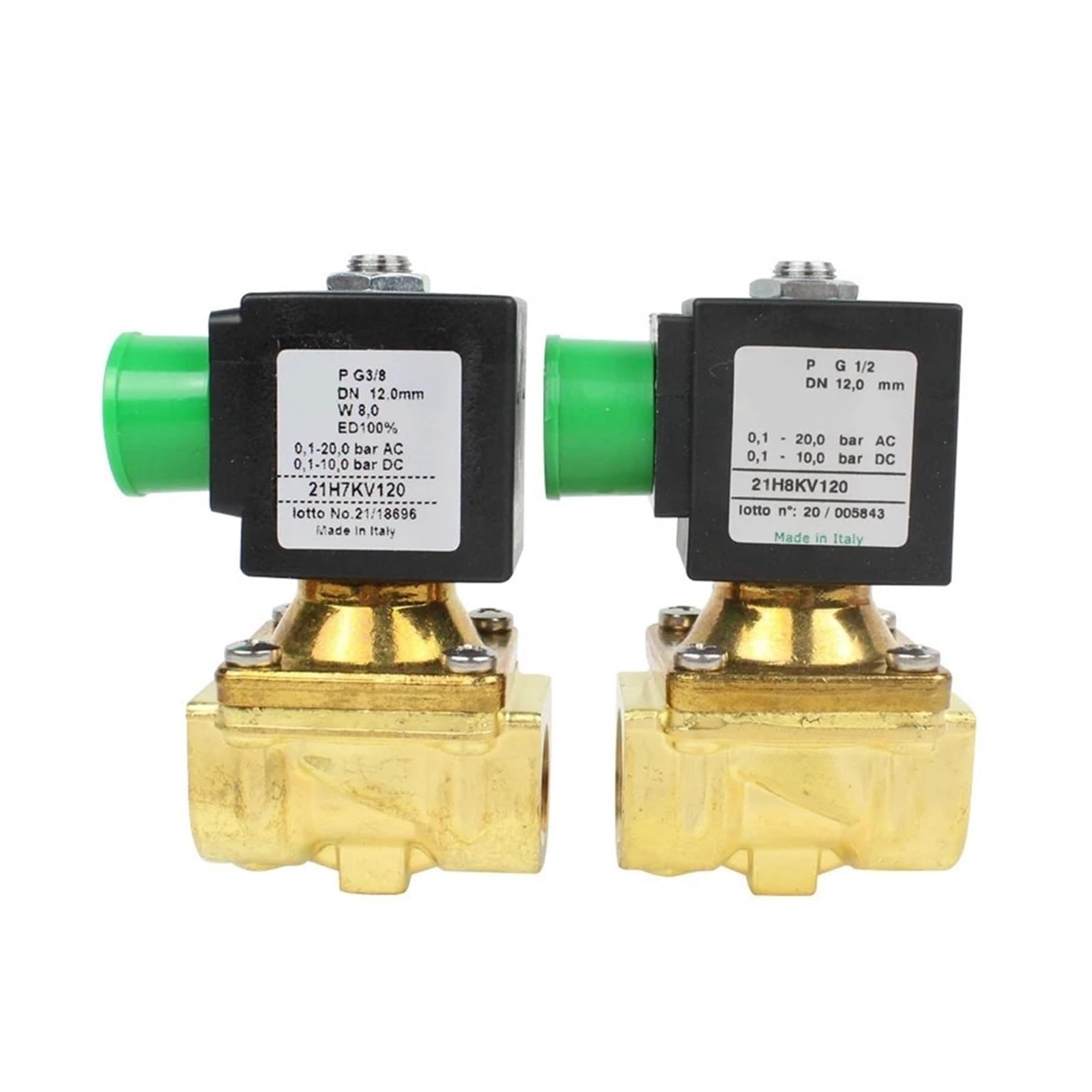 Booghigc 21H9kv180(8W)Dn20 21H7kv120 21H8kv120 21H9kv180 Dn15 1/2 Dn20 Normally Closed 12V 220V 24V 110V For Water Air 24Vdc(21H9kv180(8W) Dn20,24Vdc)
