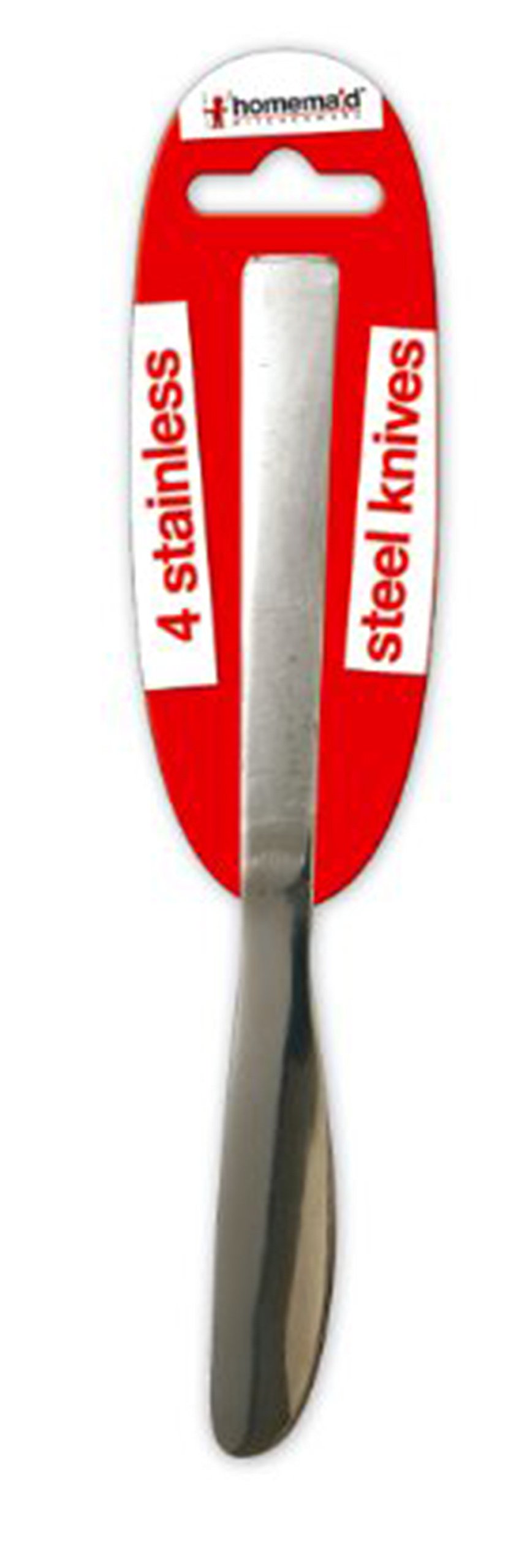 Stainless Steel Knives 4pk