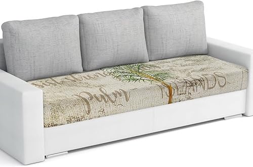 Fundas de cojín para sofá, diseño vintage de palmeras tropicales moteadas, textura de arpillera, elásticas para sofá, fundas protectoras de muebles disponible en Yaxa El Salvador