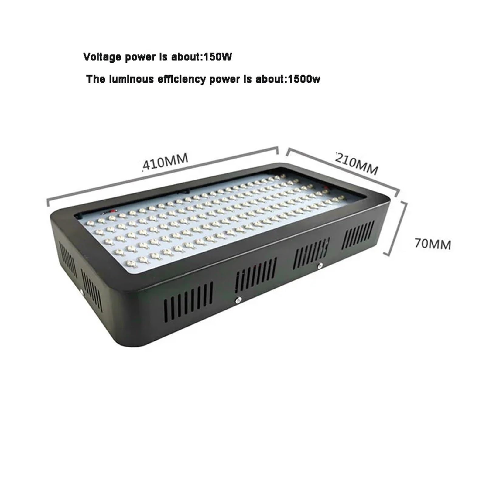 Lampada per polimerizzazione UV LED Ad Alta Potenza Ventola UV Polimerizzazione Luce 1500W 395nm 405nm 365nm Colla Inchiostro UV Olio Verde Ombra Stampa 3D Resina polimerizzatrice Luce(365nm)