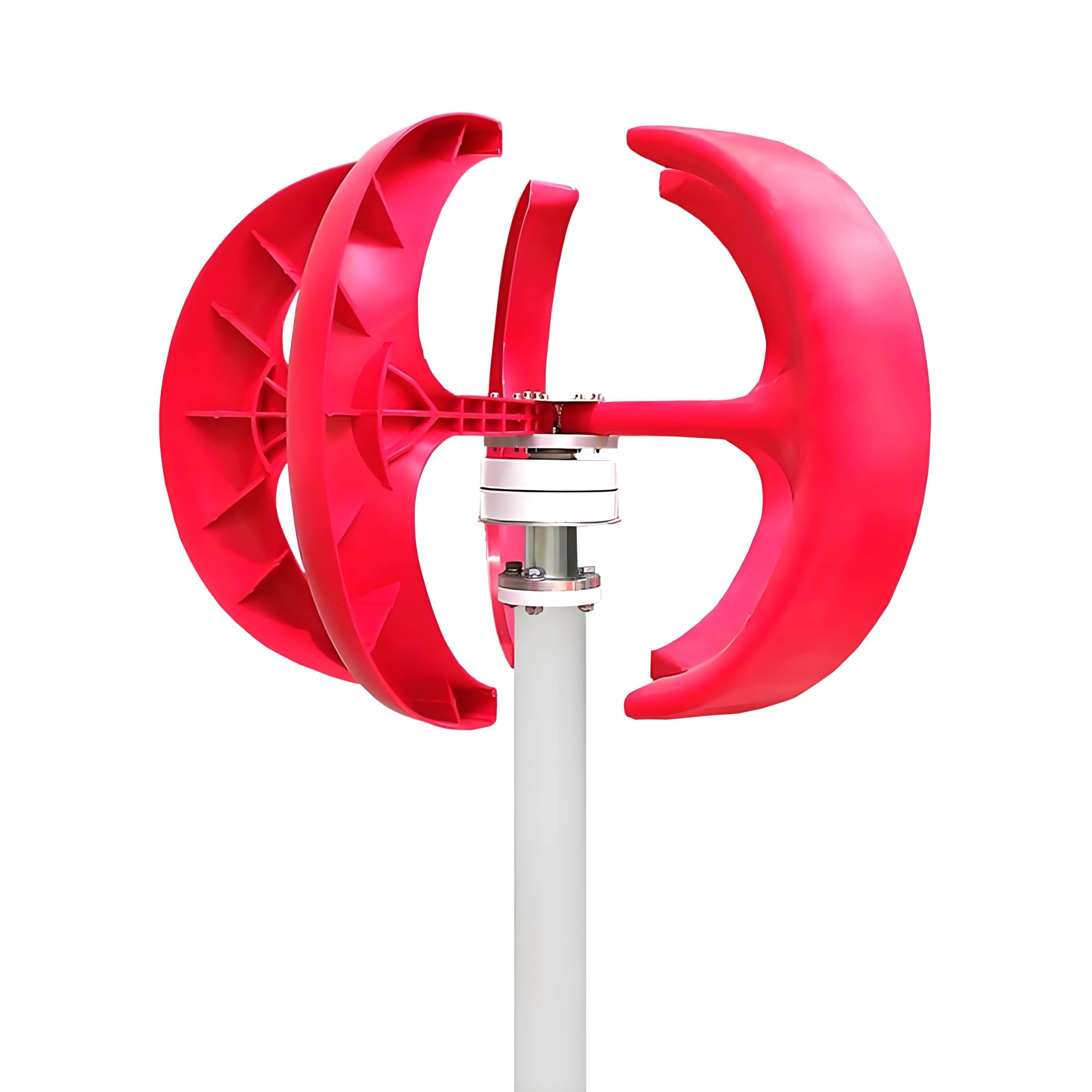 Gshshou Multicolor 12V/24V Wind Turbines Generator,5-Blade Lantern Wind Turbines Generator Kit,Electromagnetic Electricity Producer Equipment For Home Use 300W24v