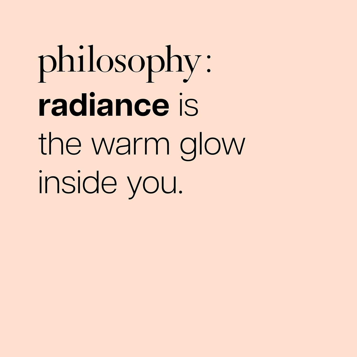 philosophy radiant grace eau de parfum - warm & floral women's perfume - with notes of carmelized sandalwood, jasmine & black cherry - long lasting fragrance