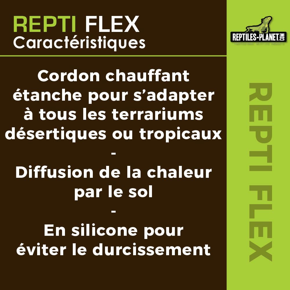 Rettili Planet Cavi riscaldanti per terrario rettile Repti Flex 9 m 90 W