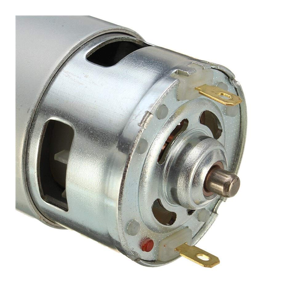 DC DIY. Il Motore 775 CC Motore DC 12V-36V 3500-9.000 RPM Cuscinetto a Sfere ad Alta Coppia Alta Potenza a Basso Rumore del componente elettronico del Motore