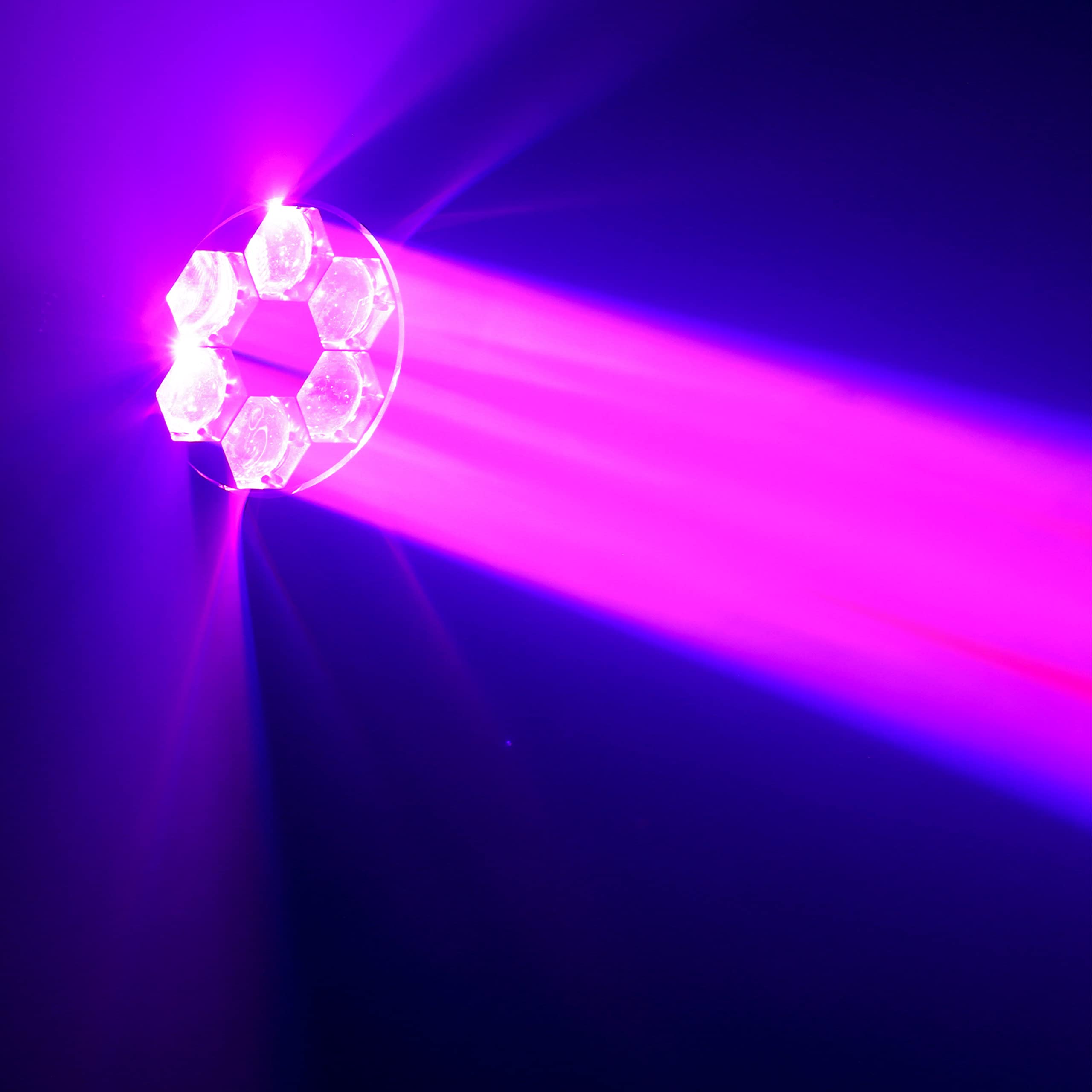 BoomTone DJ BEE-FX LZR 6 diod LED RGBW 10 W, 2 efekty w 1, zielona lampa sceniczna, LZR, automatyczne wykrywanie muzyki, tryb DMX, idealny na imprezę, Boże Narodzenie, wieczór, DJ, klub, taniec, ślub