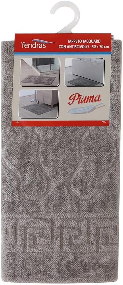 FERIDRAS Rug, Grey, 50x70x60 cm