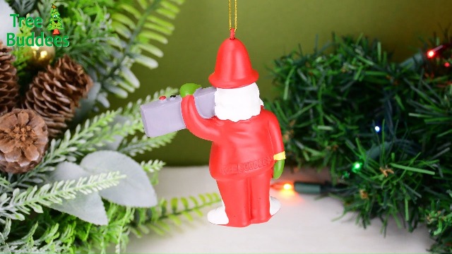 Amazon.com: Tree Buddees Retro 80's Hip Hop Santa Christmas