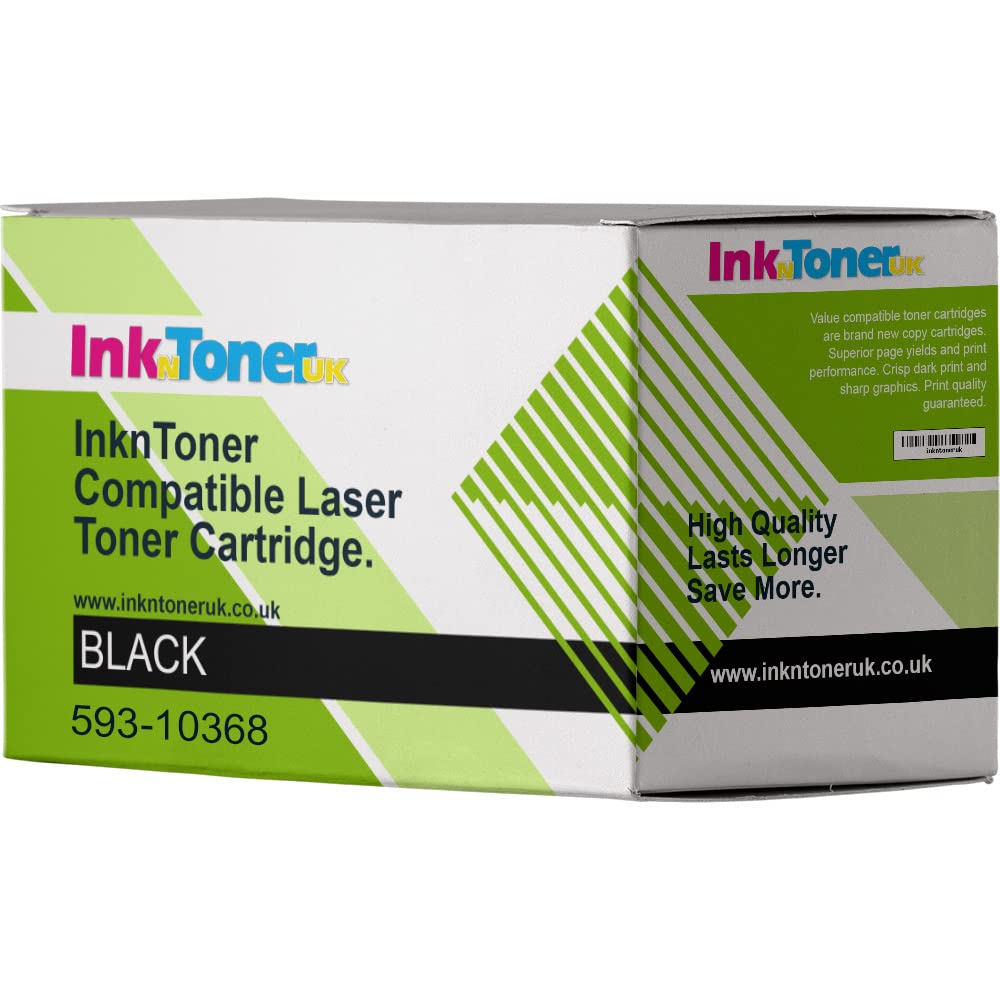 Cartouche de toner compatible K442N Noir haute capacité (593-10368)