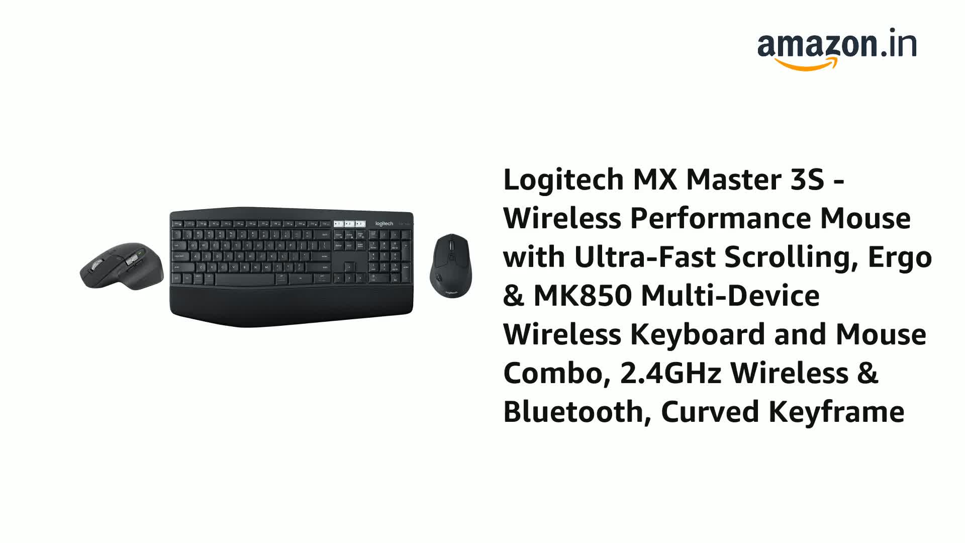 Amazon.in: Buy Logitech MX Master 3S - Wireless Performance Mouse